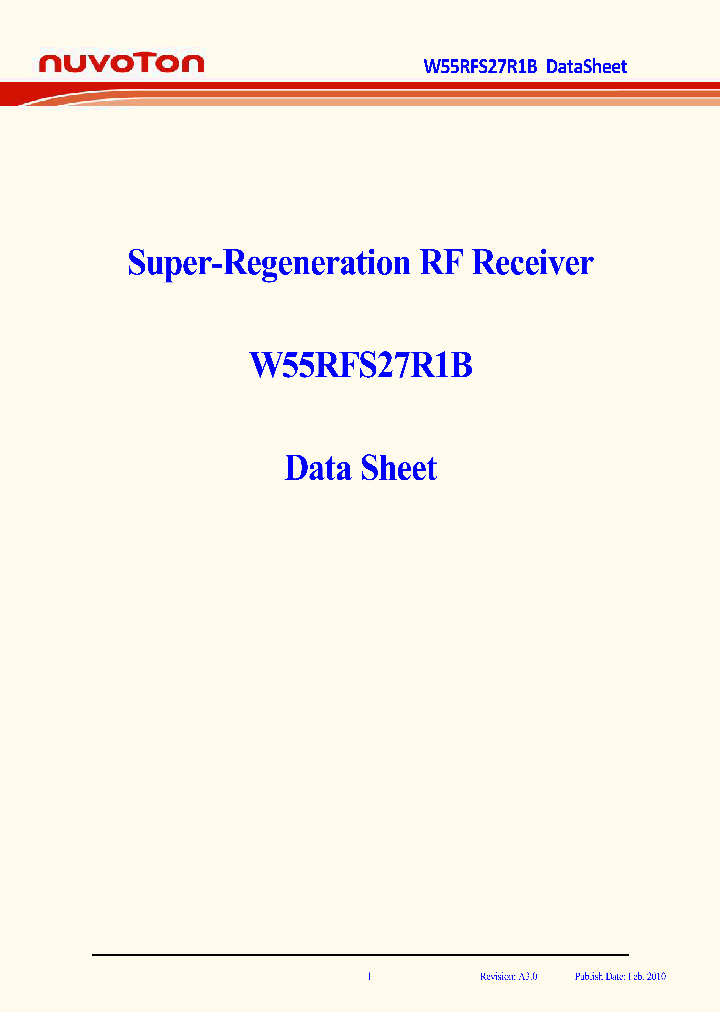 W55RFS27R1B_8927534.PDF Datasheet