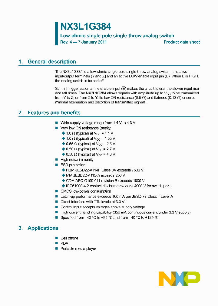 NX3L1G384_8927890.PDF Datasheet