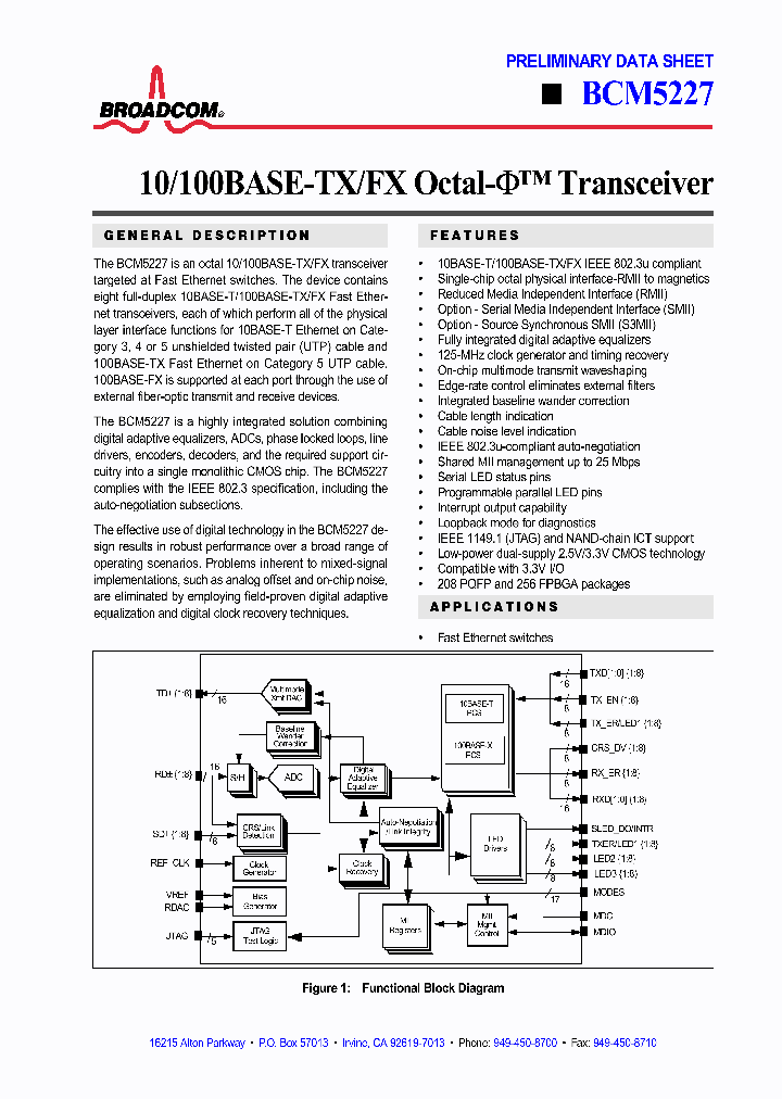 BCM5227_8928334.PDF Datasheet