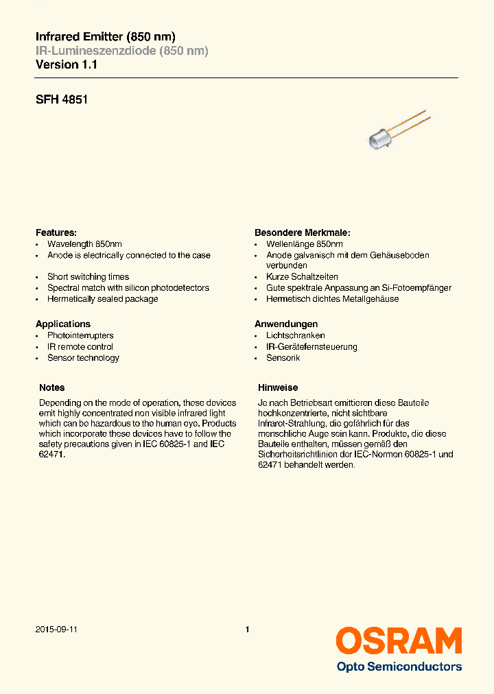 Q65111A6130_8928920.PDF Datasheet