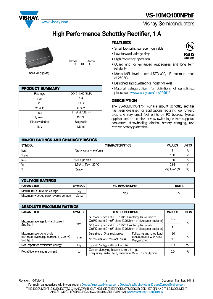 VS-10MQ100NPBF-15_8930751.PDF Datasheet