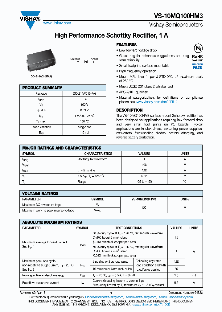 VS-10MQ100HM3_8930759.PDF Datasheet