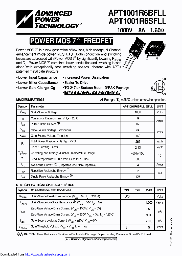 APT1001R6BFLLG_8932045.PDF Datasheet