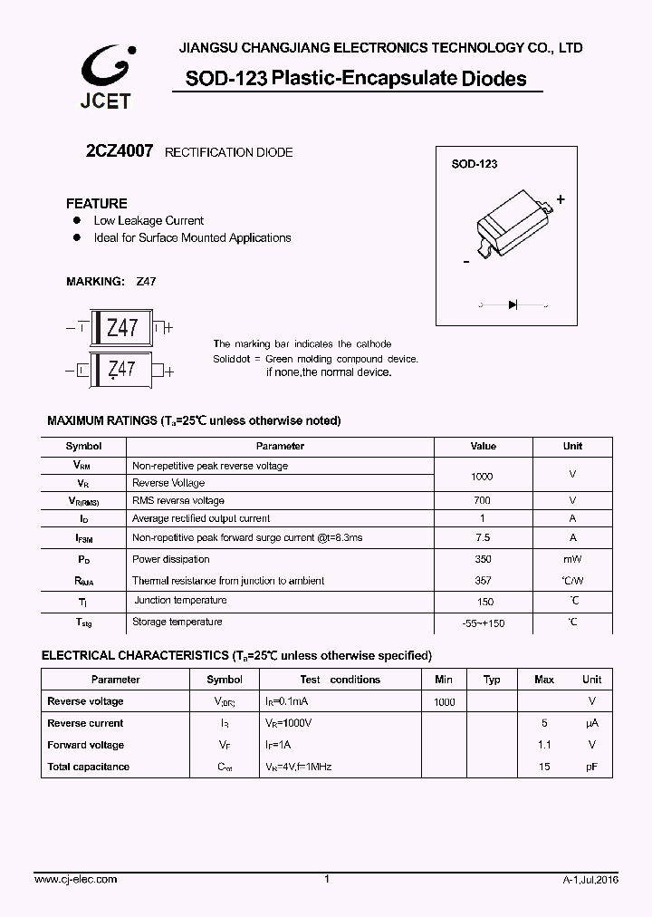 2CZ4007_8936680.PDF Datasheet