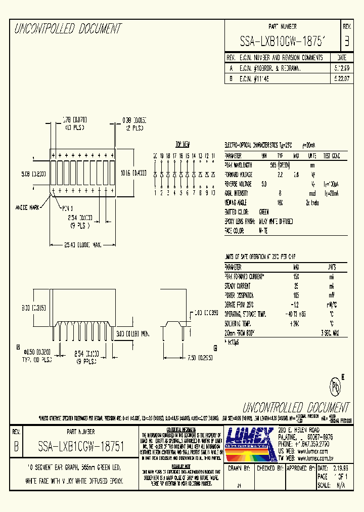 SSA-LXB10GW-18751_8937184.PDF Datasheet