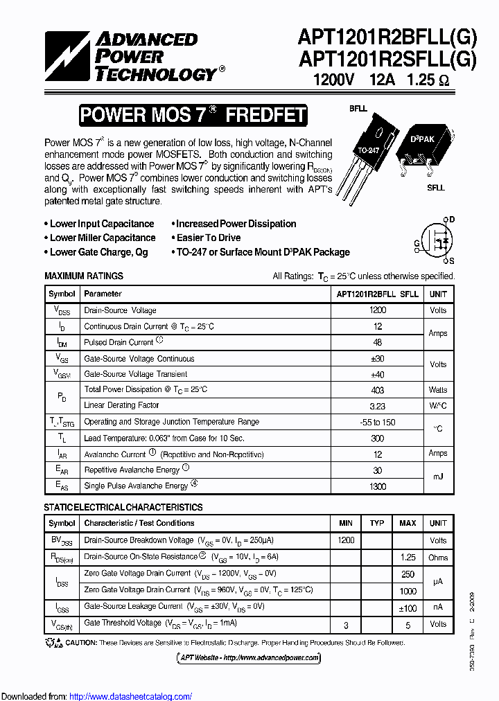 APT1201R2SFLLG_8937502.PDF Datasheet