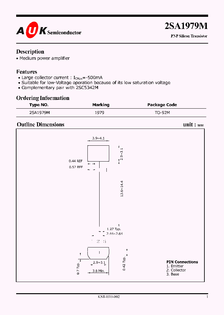 2SA1979M_8941002.PDF Datasheet