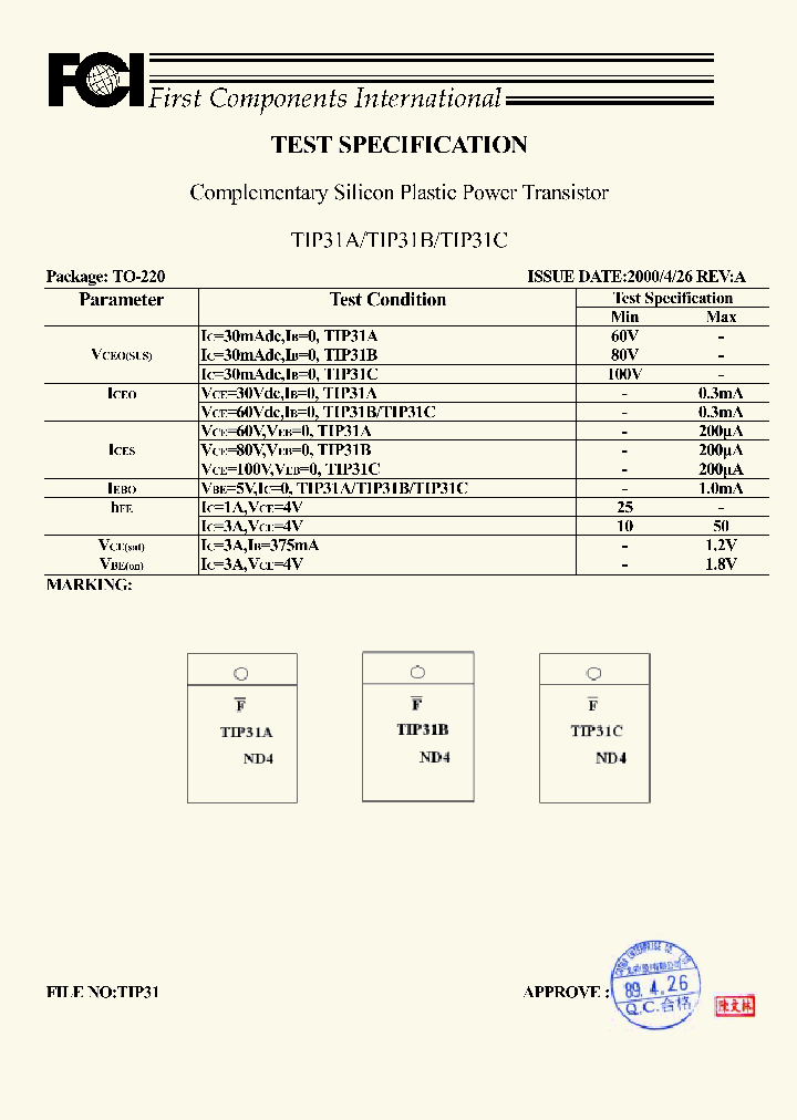 TIP31_8941104.PDF Datasheet