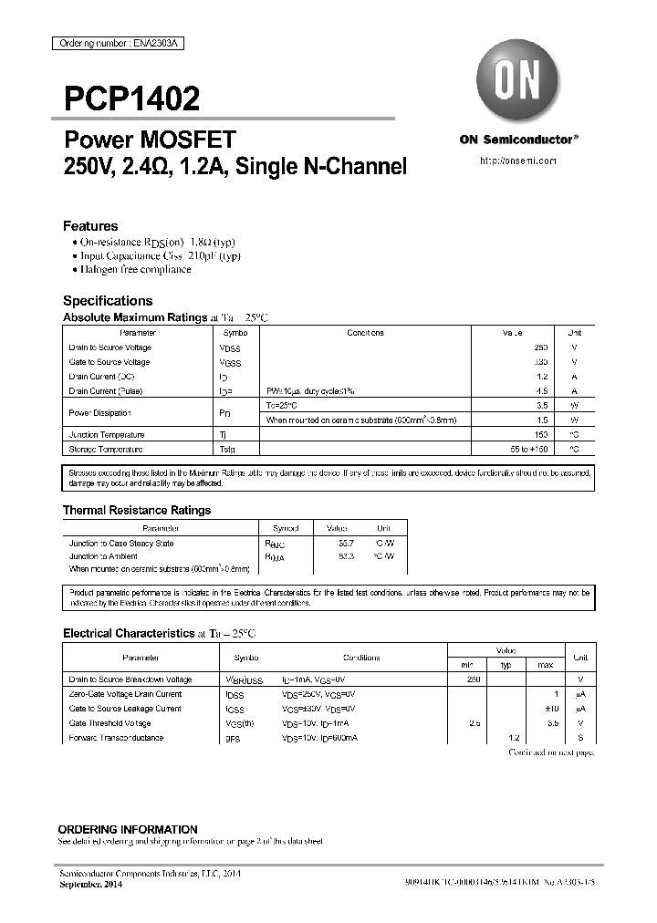 PCP1402-TD-H_8946529.PDF Datasheet