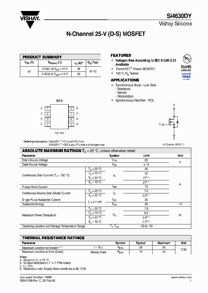 SI4630DY_8948890.PDF Datasheet