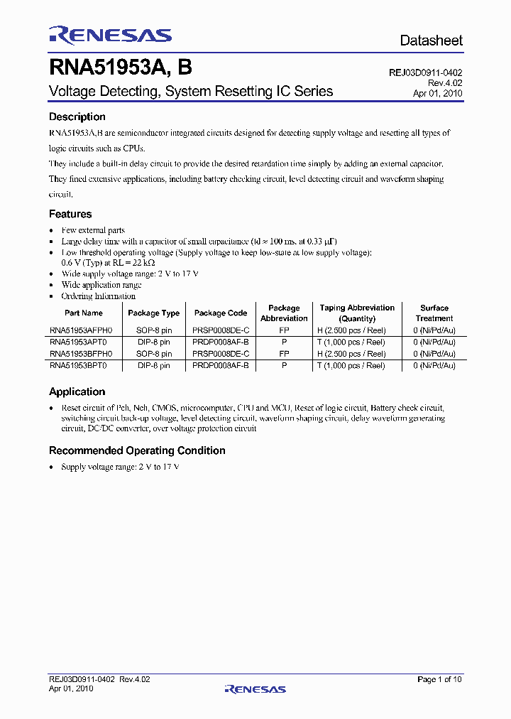 RNA51953A_8951242.PDF Datasheet