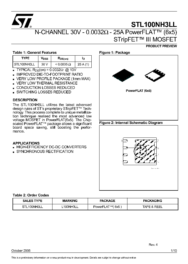 STL100NH3LL_8953041.PDF Datasheet