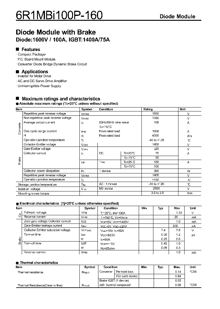 6R1MBI100P-160_8953800.PDF Datasheet