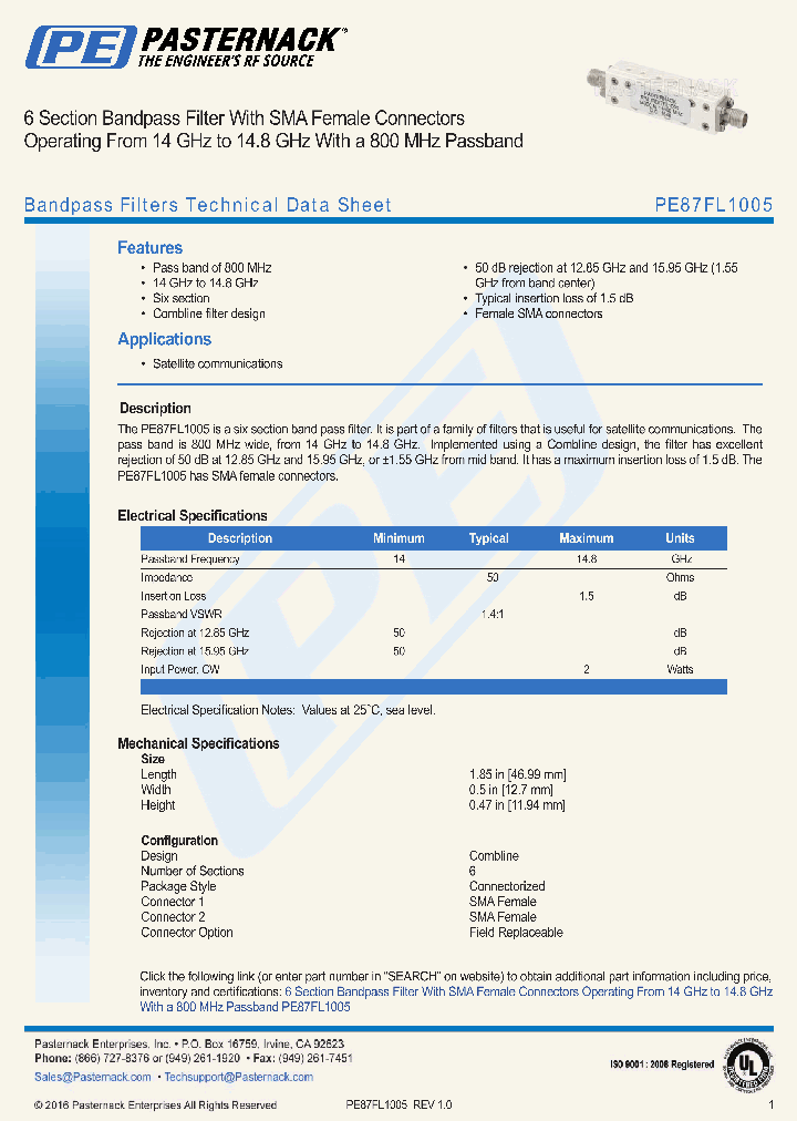 PE87FL1005_8955351.PDF Datasheet
