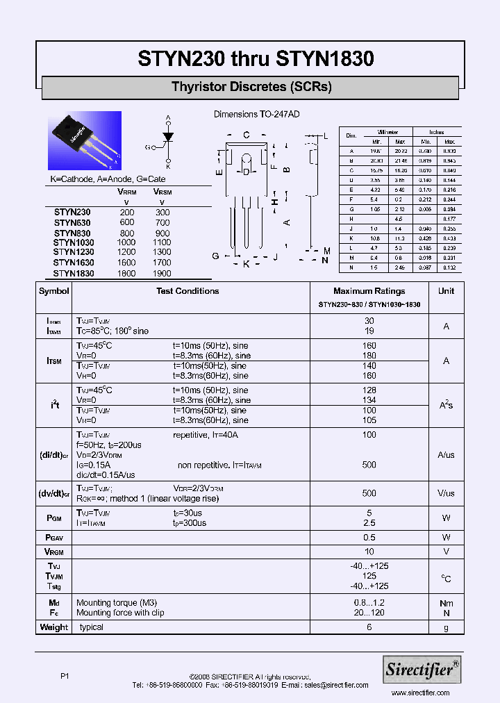 STYN1030_8955991.PDF Datasheet