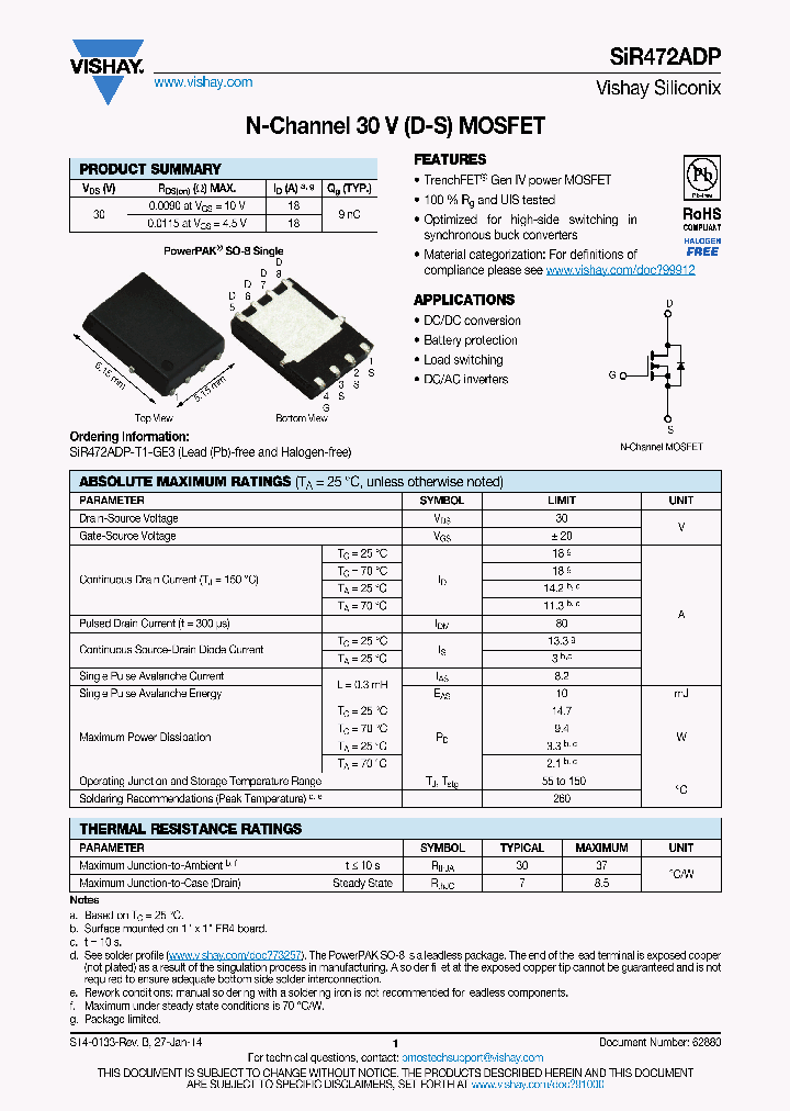 SIR472ADP_8958146.PDF Datasheet