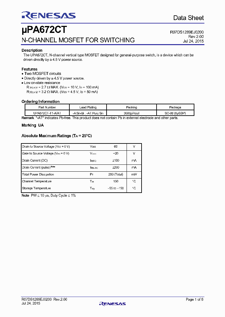 UPA672CT-T1-AT_8958984.PDF Datasheet