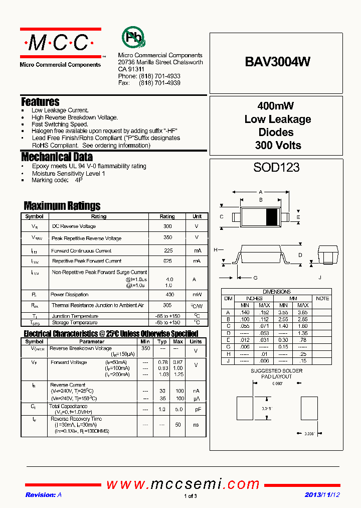 BAV3004W_8960203.PDF Datasheet