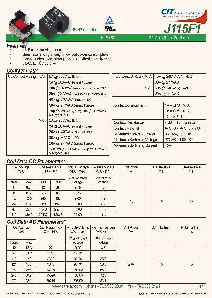 J115F11A277VACN66U_8961553.PDF Datasheet