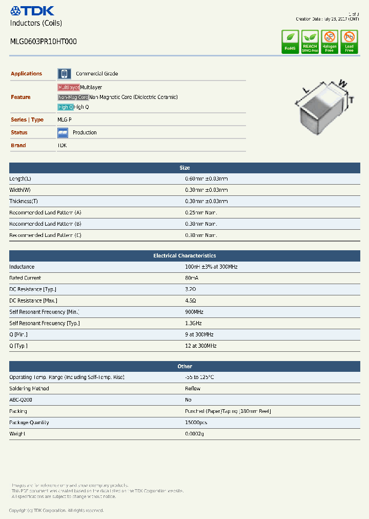 MLG0603PR10HT000_8965258.PDF Datasheet