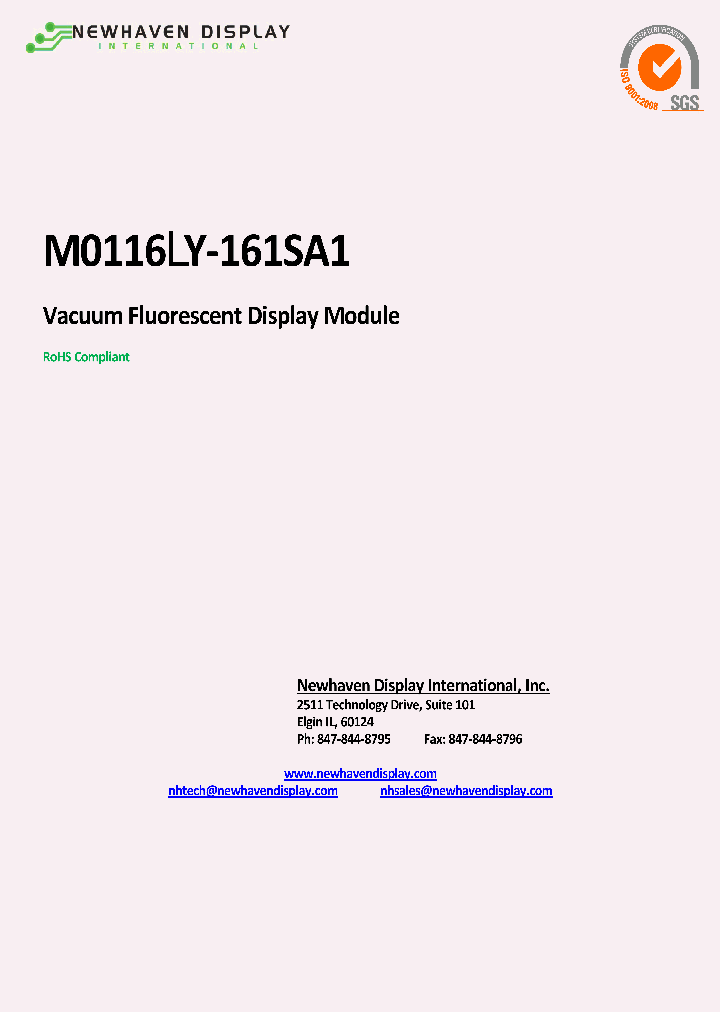 M0116LY-161LSA1_8965376.PDF Datasheet