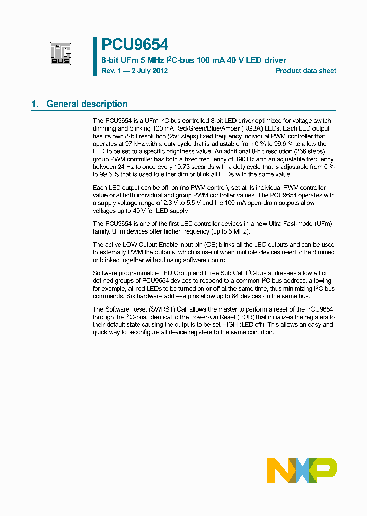 PCU9654PW_8969983.PDF Datasheet