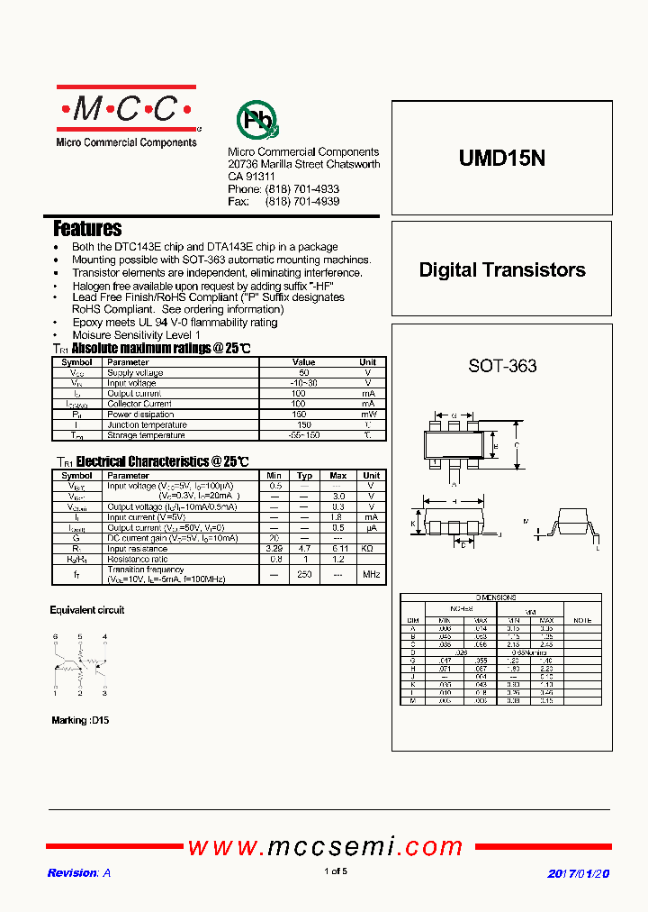 UMD15N_8975785.PDF Datasheet