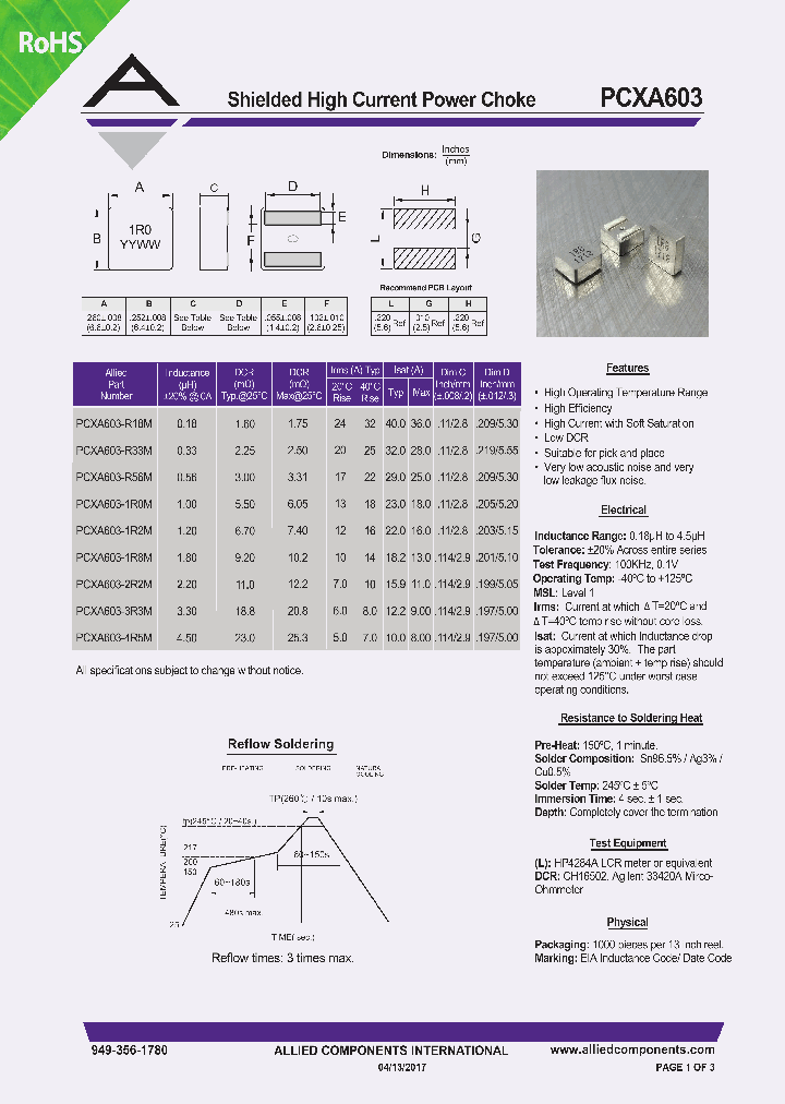 PCXA603-1R0M_8975906.PDF Datasheet