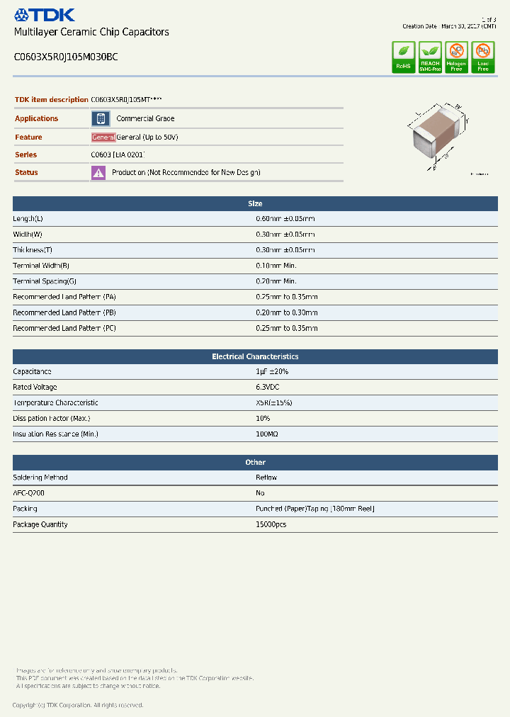 C0603X5R0J105M030BC-17_8979378.PDF Datasheet