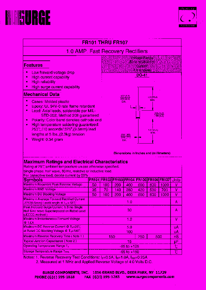 FR105_8981064.PDF Datasheet