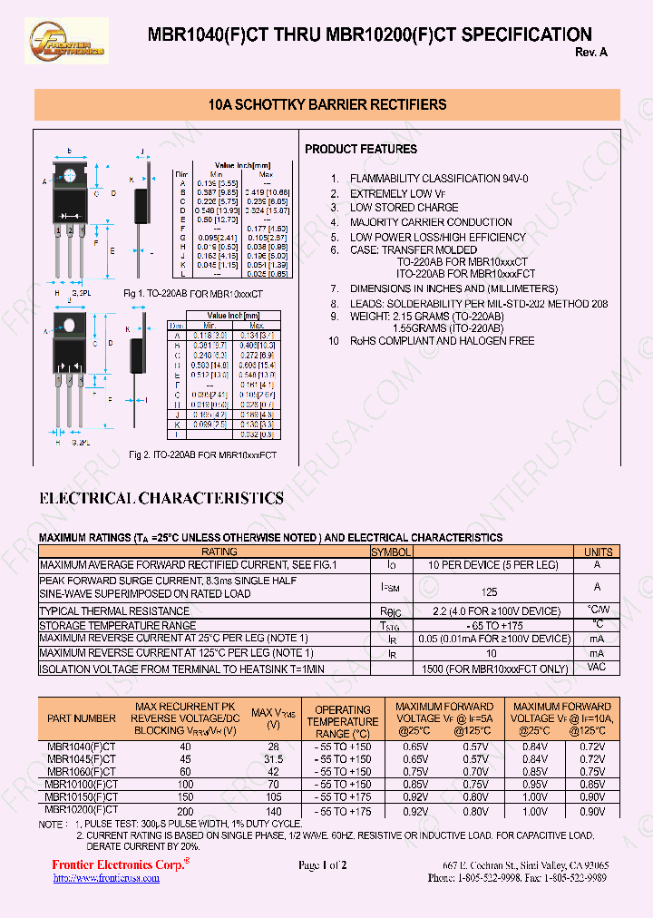 MBR10150FCT_8981030.PDF Datasheet