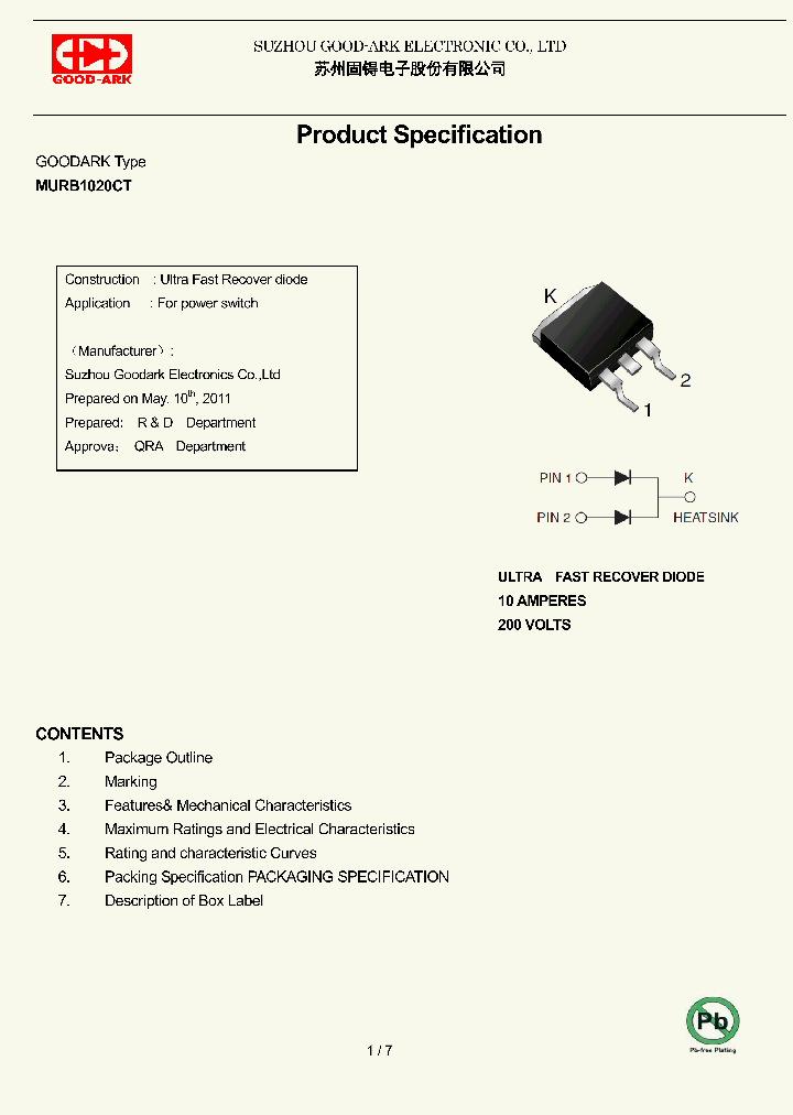 MURB1020CT_8985206.PDF Datasheet