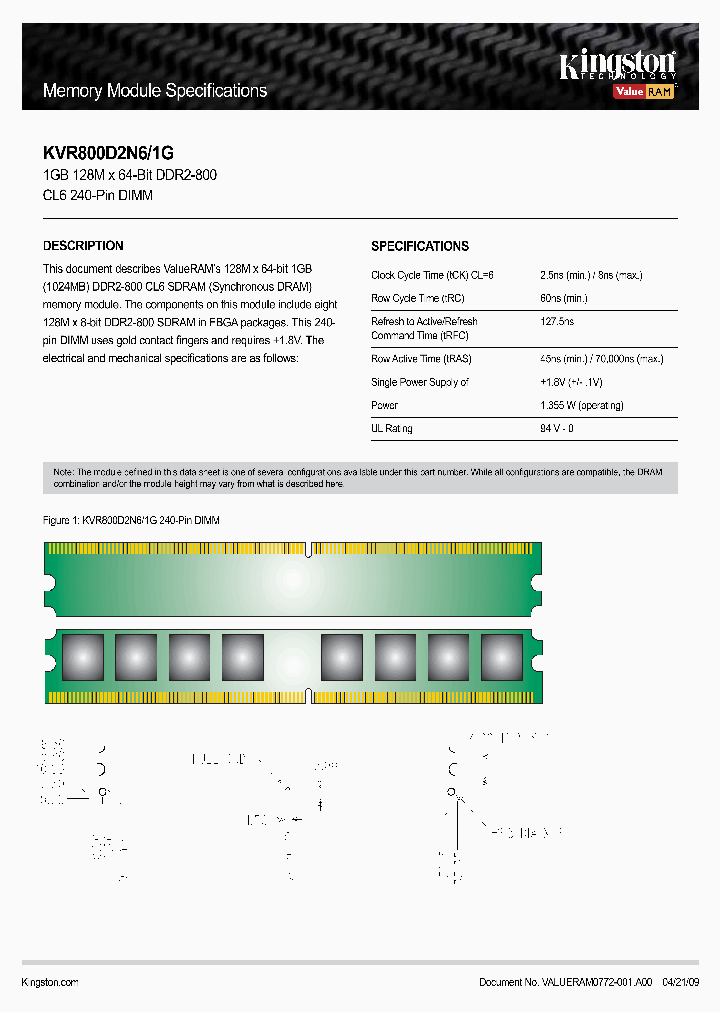 KVR800D2N6-1G_8992181.PDF Datasheet