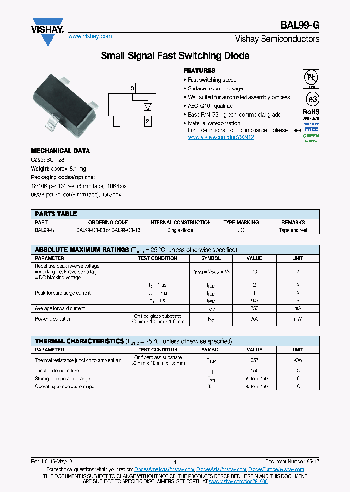 BAL99-G_8992904.PDF Datasheet