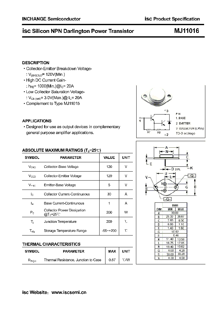 MJ11016_8993359.PDF Datasheet