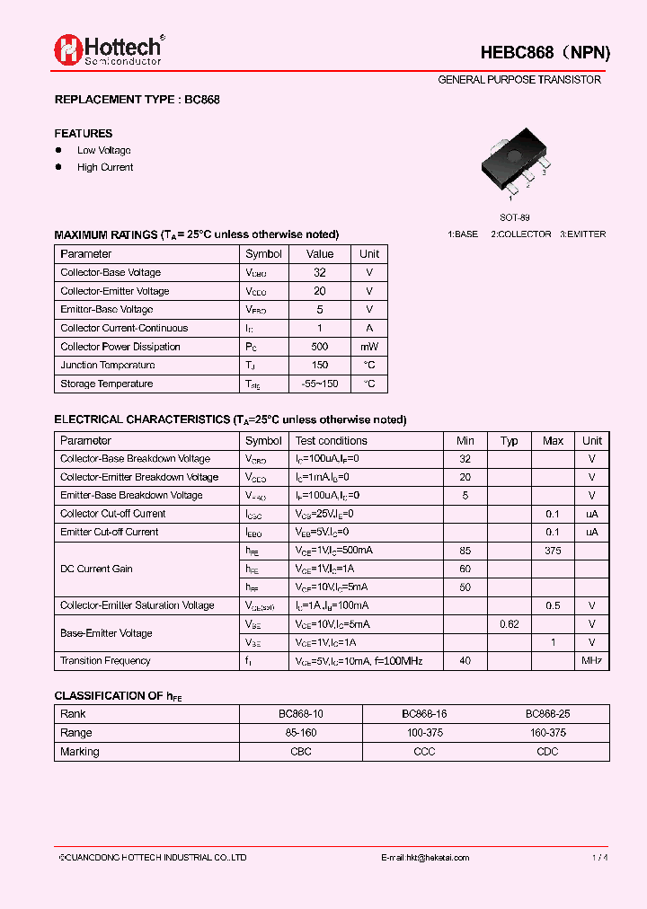 HEBC868_8994009.PDF Datasheet