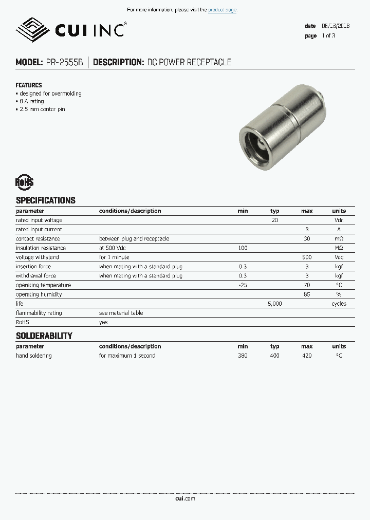 PR-2555B_8997941.PDF Datasheet