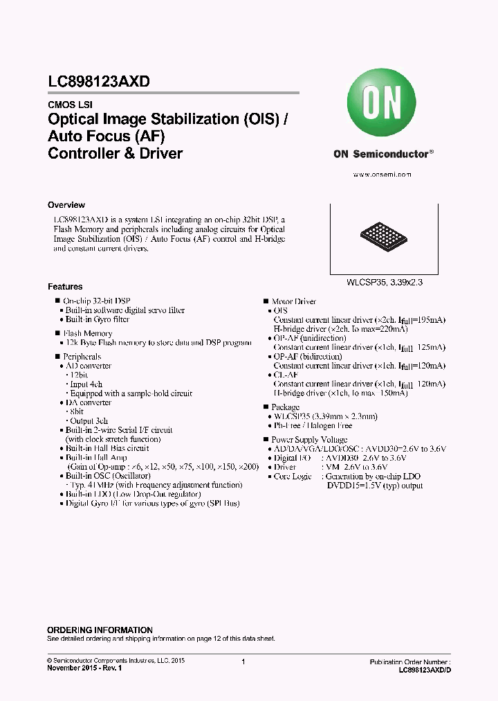 LC898123AXD_8999909.PDF Datasheet