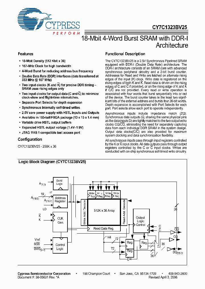 CY7C1323BV25_9000044.PDF Datasheet