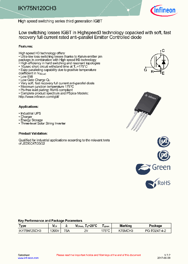 IKY75N120CH3_9002059.PDF Datasheet