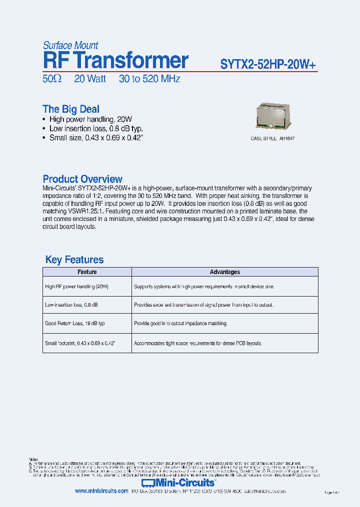 SYTX2-52HP-20W_9002578.PDF Datasheet