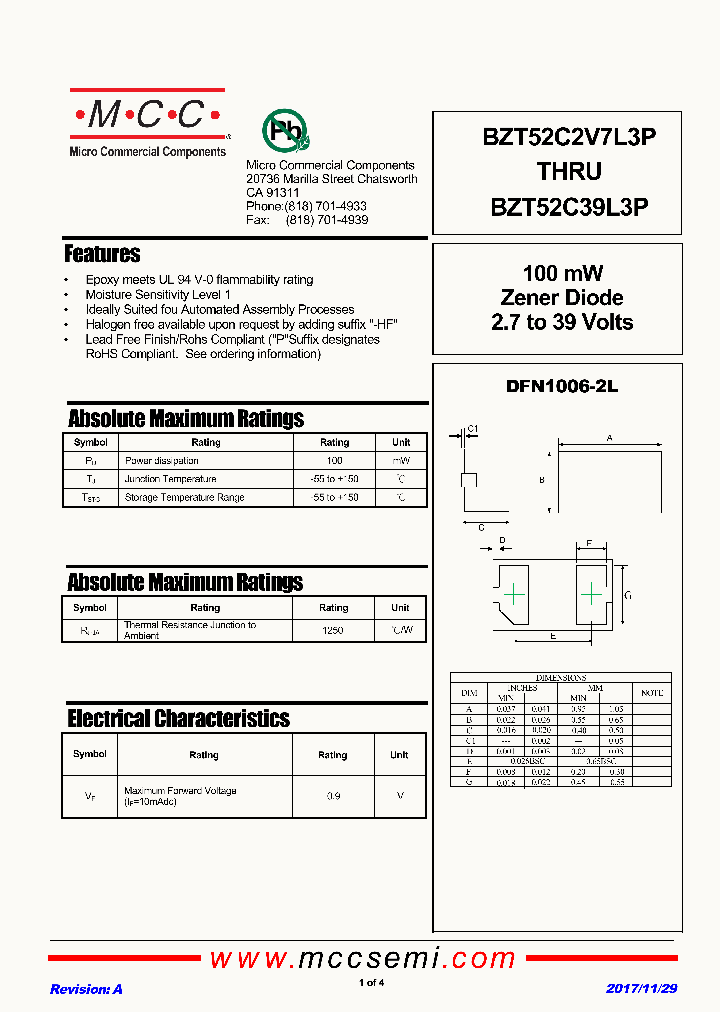 BZT52C8V2L3P_9002637.PDF Datasheet