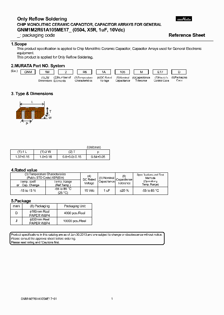 GNM1M2R61A105ME17_9005410.PDF Datasheet