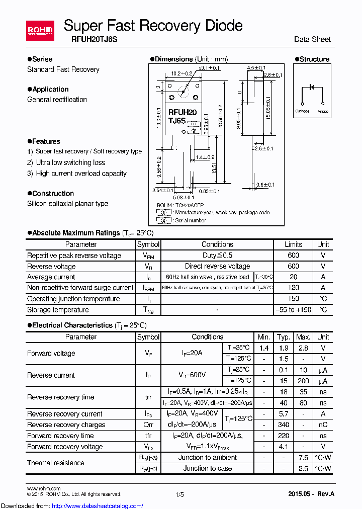 RFUH20TJ6S_9005499.PDF Datasheet