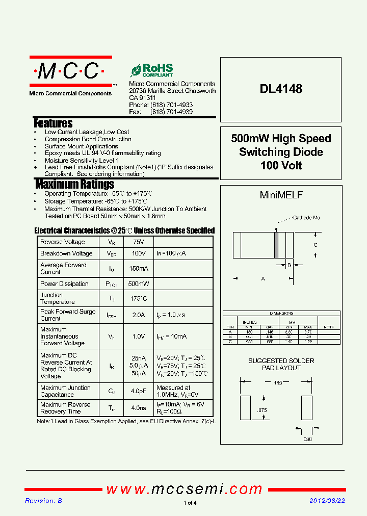 DL4148_9005749.PDF Datasheet