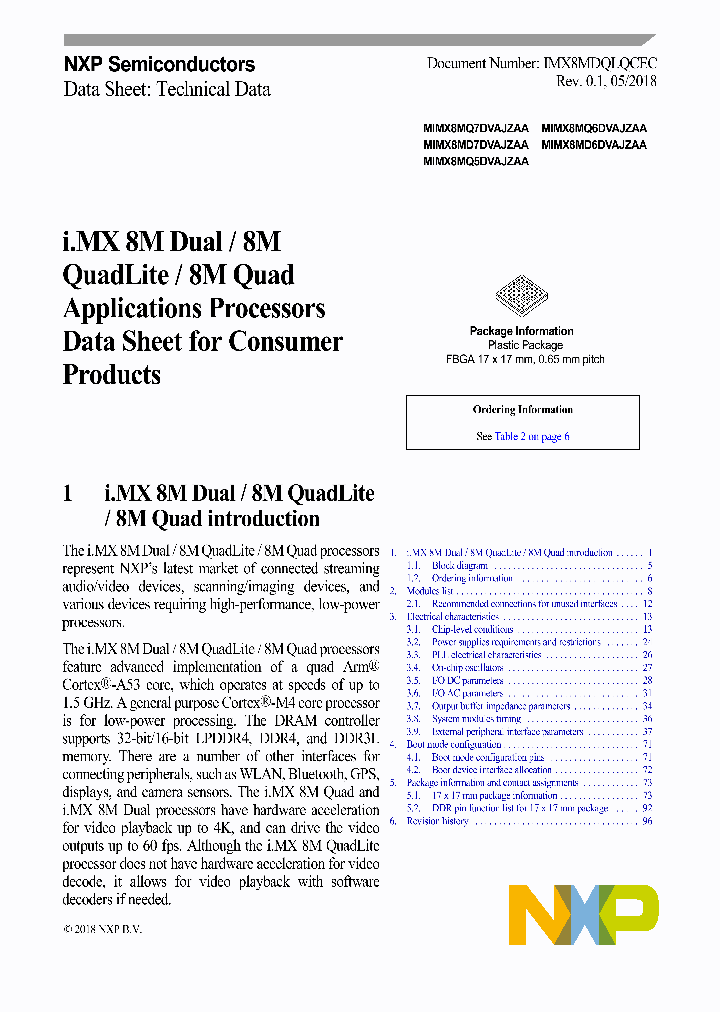 MIMX8MQ7DVAJZAA_9005818.PDF Datasheet