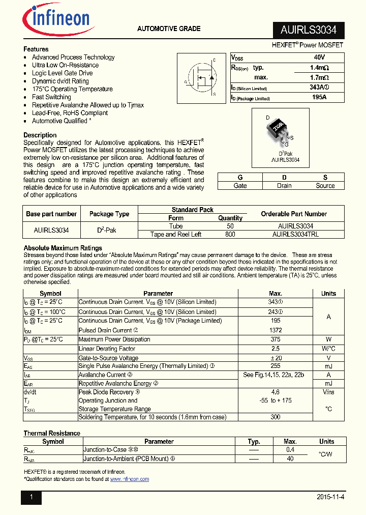 AUIRLS3034_9005922.PDF Datasheet