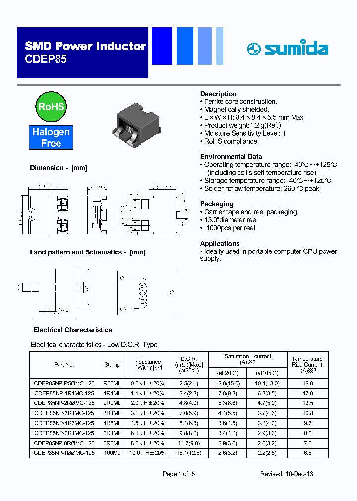 CDEP85NP-4R3MC-88_9008586.PDF Datasheet