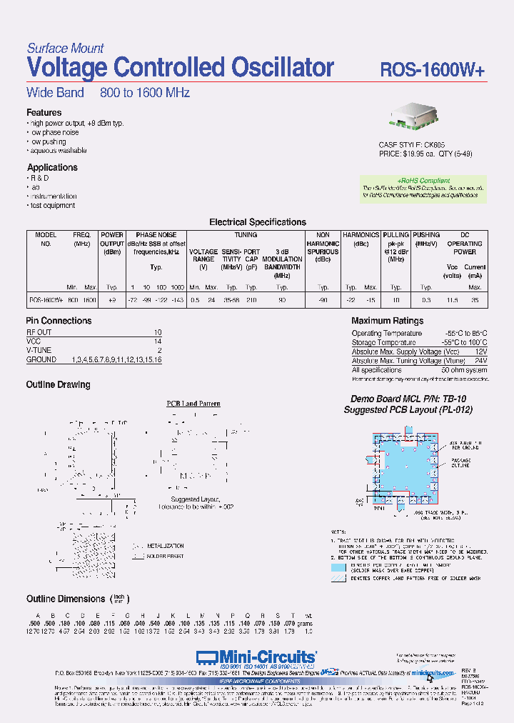 ROS-1600W_9010017.PDF Datasheet