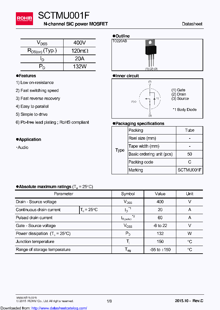 SCTMU001F_9010719.PDF Datasheet